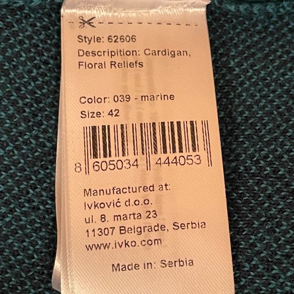 Exquisite IVKO Tailored Statement Sweater - Picture 2 of 5